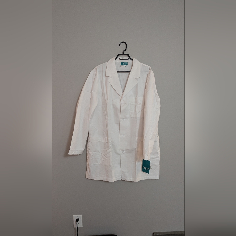 Lab Coat NEW with Tags - High Quality Vintage Made in USA Antimicrobial Size 44